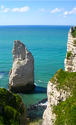 Viajar en bicicleta - Francia - Etretat - Otra Vida es Posible