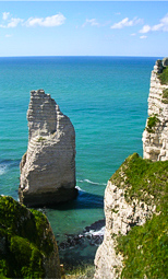 Viajar en bicicleta - Francia - Etretat - Otra Vida es Posible