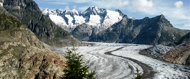 Viajar en bicicleta - Altsch Glacier - Otra Vida es Posible